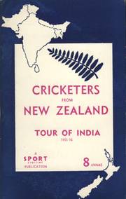 CRICKETERS FROM NEW ZEALAND: TOUR OF INDIA, 1955-56