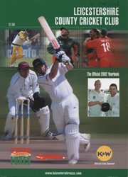 LEICESTERSHIRE COUNTY CRICKET CLUB 2002 YEAR BOOK (MULTI SIGNED)