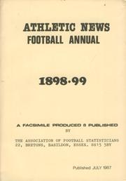 ATHLETIC NEWS FOOTBALL ANNUAL 1898-99 (FACSIMILE EDITION)