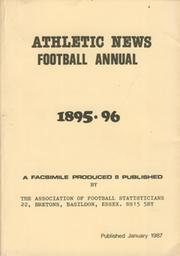 ATHLETIC NEWS FOOTBALL ANNUAL 1895-96 (FACSIMILE EDITION)