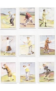 FAMOUS GOLFERS 1930 (WILLS) CIGARETTE CARDS