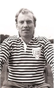 BRIAN STONEMAN (OXFORD UNIVERSITY) RUGBY PHOTOGRAPH