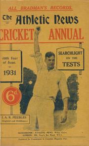 ATHLETIC NEWS CRICKET ANNUAL 1931