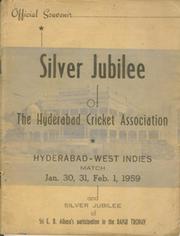 HYDERABAD V WEST INDIES 1959 CRICKET PROGRAMME