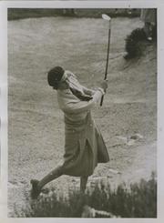MRS ANDREW HOLM 1933 GOLF PHOTOGRAPH