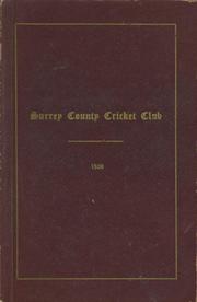 SURREY COUNTY CRICKET CLUB 1939 [HANDBOOK]