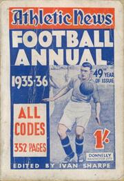 ATHLETIC NEWS FOOTBALL ANNUAL 1935-36
