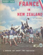FRANCE IN NEW ZEALAND 1968 RUGBY TOUR BROCHURE