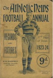 ATHLETIC NEWS FOOTBALL ANNUAL 1923-24
