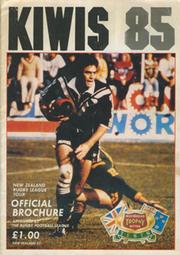 KIWIS 85 (NEW ZEALAND RUGBY LEAGUE TOUR OF ENGLAND) OFFICIAL BROCHURE