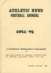 ATHLETIC NEWS FOOTBALL ANNUAL 1894-95 (FACSIMILE EDITION)