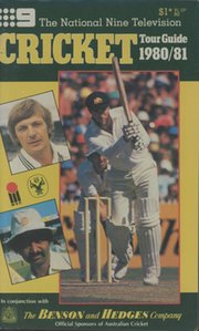THE NATIONAL NINE TELEVISION TOUR GUIDE 1980-81: NEW ZEALAND, INDIA IN AUSTRALIA 