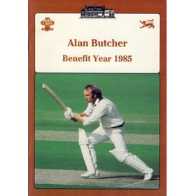 ALAN BUTCHER (SURREY) 1985 BENEFIT BROCHURE