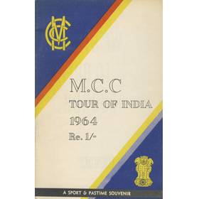 ENGLAND TOUR OF INDIA 1963-64 CRICKET SOUVENIR