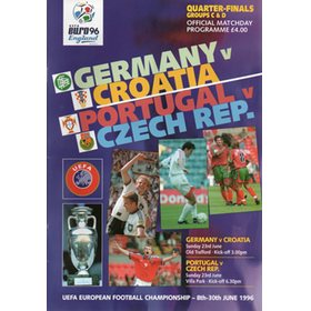 GERMANY V CROATIA & PORTUGAL V CZECH REPUBLIC 1996 (EURO 96 QUARTER FINALS) 