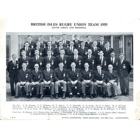 BRITISH LIONS (TOUR OF SOUTH AFRICA) 1955 SIGNED PHOTOGRAPH