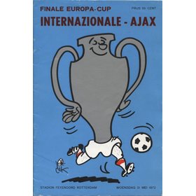 INTER MILAN V AJAX 1972 (EUROPEAN CUP FINAL) FOOTBALL PROGRAMME