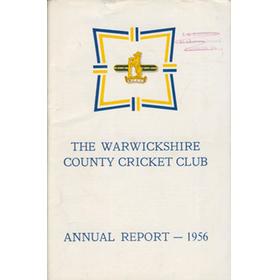 WARWICKSHIRE COUNTY CRICKET CLUB ANNUAL REPORT 1956