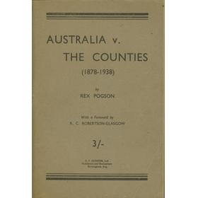 AUSTRALIA V THE COUNTIES (1878-1938)