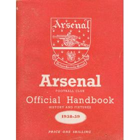 ARSENAL FOOTBALL CLUB 1958-59 OFFICIAL HANDBOOK