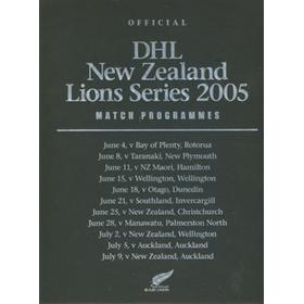 BRITISH ISLES IN NEW ZEALAND 2005: COMPLETE SET OF TOUR PROGRAMMES