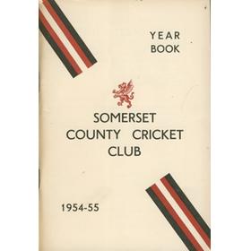 SOMERSET COUNTY CRICKET CLUB YEARBOOK 1954-55