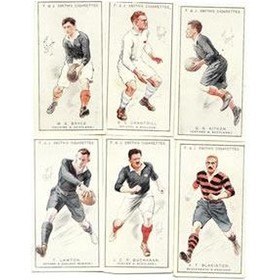 PROMINENT RUGBY PLAYERS 1924 - F & J SMITH CIGARETTE CARDS
