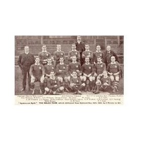 WALES 1905 (V NEW ZEALAND) RUGBY POSTCARD
