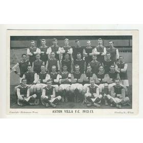ASTON VILLA 1912-13 FOOTBALL POSTCARD