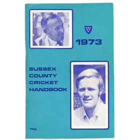 OFFICIAL SUSSEX CRICKET HANDBOOK 1973