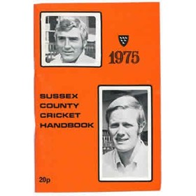 OFFICIAL SUSSEX CRICKET HANDBOOK 1975