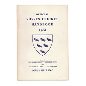 OFFICIAL SUSSEX CRICKET HANDBOOK 1961