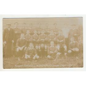 REDRUTH 1907-08 RUGBY POSTCARD
