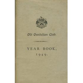 OLD OUNDELIAN CLUB YEAR BOOK 1949