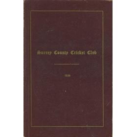 SURREY COUNTY CRICKET CLUB 1939 [HANDBOOK]