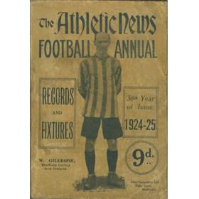 ATHLETIC NEWS FOOTBALL ANNUAL 1924-25