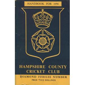 HAMPSHIRE COUNTY CRICKET CLUB ILLUSTRATED HANDBOOK 1956: DIAMOND JUBILEE NUMBER
