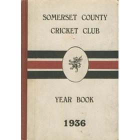SOMERSET COUNTY CRICKET CLUB YEARBOOK 1936