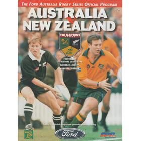 AUSTRALIA V NEW ZEALAND (4TH TEST) 1997 RUGBY PROGRAMME
