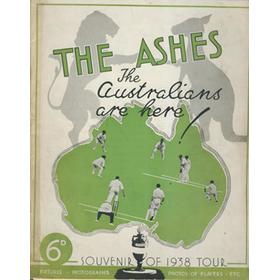THE ASHES: THE AUSTRALIANS ARE HERE! SOUVENIR OF THE 1938 TOUR 