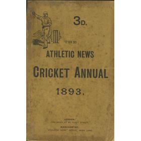 ATHLETIC NEWS CRICKET ANNUAL 1893