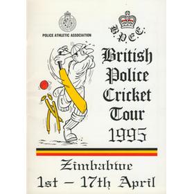 BRITISH POLICE CRICKET TOUR TO ZIMBABWE 1995 BROCHURE