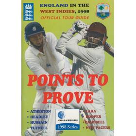 ENGLAND CRICKET TOUR TO THE WEST INDIES 1998 BROCHURE
