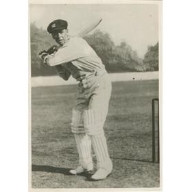 BILL PONSFORD (AUSTRALIA) c.1930 CRICKET PHOTOGRAPH