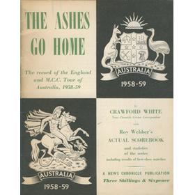 THE ASHES GO HOME: ENGLAND TOUR OF AUSTRALIA 1958-59