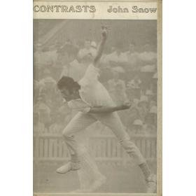 CONTRASTS. POEMS BY JOHN SNOW