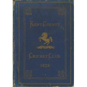 KENT COUNTY CRICKET CLUB 1928 [BLUE BOOK]