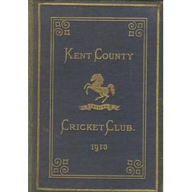 KENT COUNTY CRICKET CLUB 1910 [BLUE BOOK]