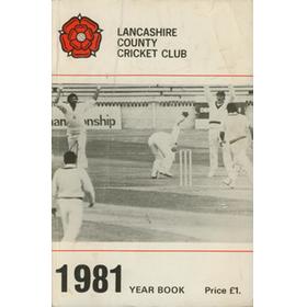 OFFICIAL HANDBOOK OF THE LANCASHIRE COUNTY CRICKET CLUB 1981