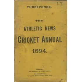 ATHLETIC NEWS CRICKET ANNUAL 1894